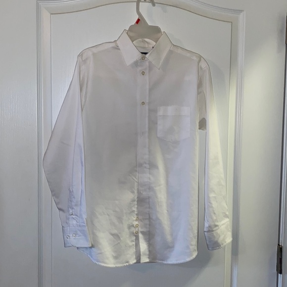 Boys White Chaps Button Down - Picture 1 of 3